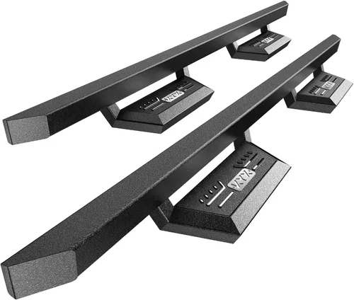 Miniatura 8 de KYX - Estribos y escalones Nerf para Dodge Ram 1500 Quad Cab 2009 - 2018, un par de estribos laterales Nerf de 6 pulgadas para puerta de automóvil