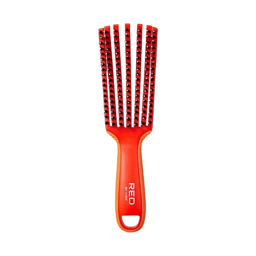 Miniatura 4 de Red by Kiss Cepillo desenredante antideslizante Glide & Define con cerdas naturales de jabalí 10% para cabello natural