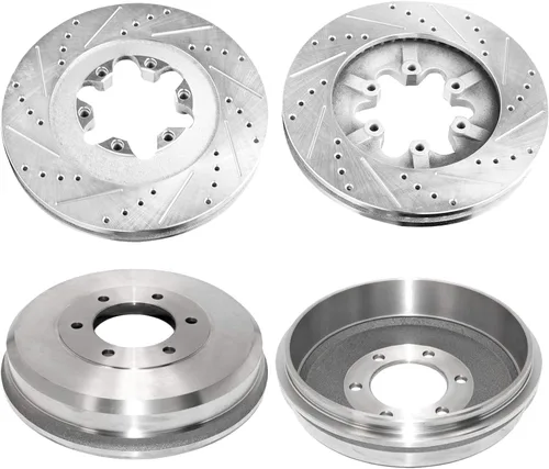 Miniatura 24 de Detroit Axle - Rotores de freno traseros para Volkswagen Beetle Jetta Golf SportWagen Audi A3 2010 2011 2012 2013 2014 2015 2016 2017 2018 2019