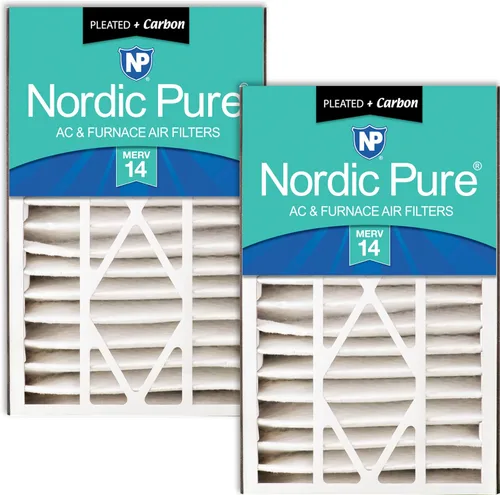 Miniatura 28 de Nordic Pure 16 x 25 x 5 (tamaño real: 15 5/8 x 24 1/8 x 4 7/8) Filtro de aire Air Bear Merv 8 de repuesto para reducción de olores de carbono puro