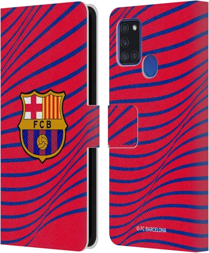 Miniatura 223 de Head Case Designs Funda de piel con licencia oficial del FC Barcelona Barca Crest Graphics para Samsung Galaxy A06 4G