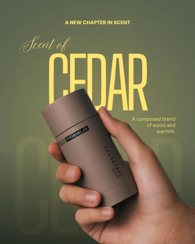 Miniatura 7 de HygieneLab Desodorante para hombre, sin aluminio, verificado por EWG, no tóxico, alimentado por aceites esenciales, protección contra olores