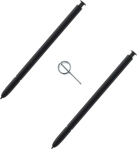 Miniatura 6 de Paquete de 2 S Pen S23 Ultra Stylus de repuesto para Samsung Galaxy S23 Ultra S Pen, sin función Bluetooth (negro fantasma) + pin de expulsión