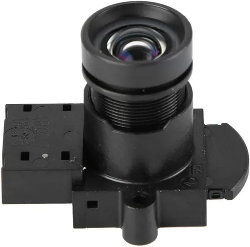Sonew Lente de cámara 1080P 0.236 in F1.5 Lente de enfoque fijo focal fija de plástico negro con filtro de corte IR para cámara de seguridad CCTV