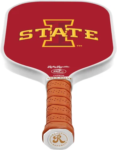Miniatura 2 de Raqueta de pickleball colegial oficialmente licenciada - Raqueta aprobada por la Asociación de Pickleball de EE. UU. - Núcleo de nido de abeja Iowa