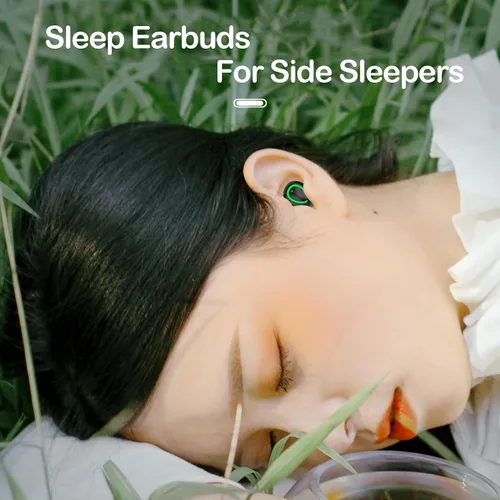 Miniatura 2 de Xmenha Mini23 - Mini auriculares inalámbricos invisibles con Bluetooth para dormir, pequeños auriculares para orejas pequeñas, color blanco