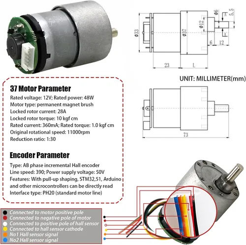 Miniatura 3 de SmaringRobot Kit de chasis de coche robot de metal