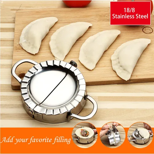 Miniatura 5 de BestUtensils, accesorio de cocina, molde de acero inoxidable para ravioles, empanadillas, pierogi, también se utiliza para cortar masa de hojaldre