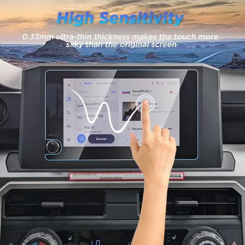 Miniatura 4 de Protector de pantalla compatible con Toyota Tacoma SR/SR5/TRD PreRunner 2024 2025 2026, accesorios de visualización Toyota 4Runner 2025-2026