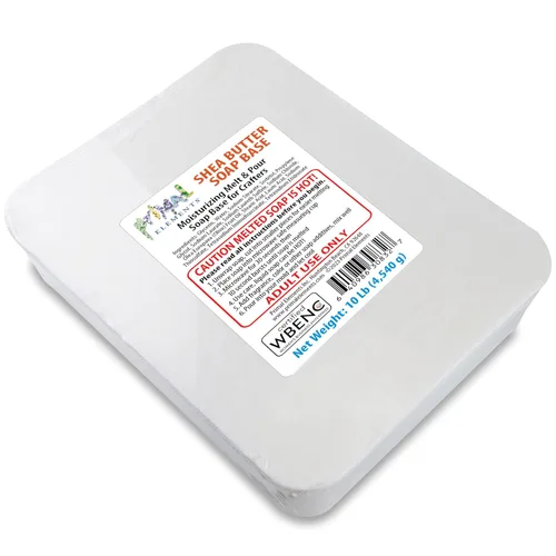Miniatura 7 de Primal Elements Manteca de karité, base de jabón de glicerina hidratante para derretir y verter para manualidades y hacer jabón, fácil de cortar, 2