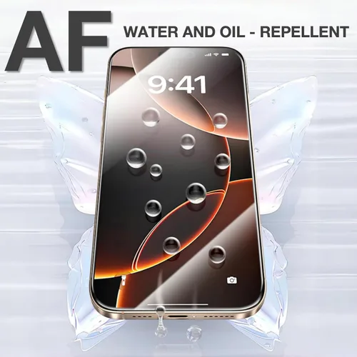 Miniatura 5 de Protector de pantalla de vidrio templado para iPhone 17 Pro con kit de alineación automática, polvo automático, grado militar 9H+ inastillable