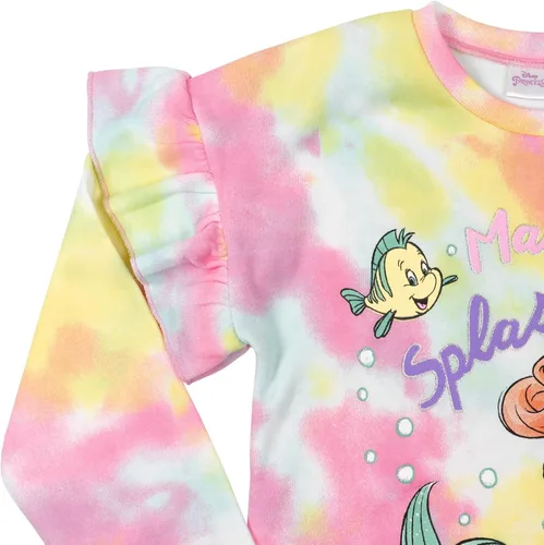 Miniatura 5 de Disney Princesa La Bella y la Bestia Little Mermaid Frozen Minnie Mouse - Sudadera de forro polar para niñas pequeñas a niños grandes