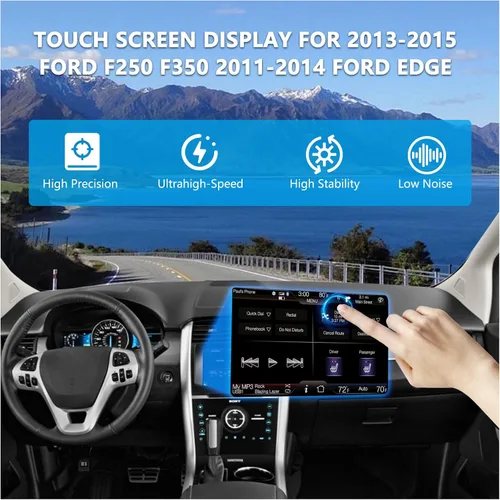 Miniatura 3 de Pantalla táctil de información de radio de sincronización 2 de 8 pulgadas para Ford F250 F350 2011-2014 2011-2014 Ford Edge LQ080Y5DZ03