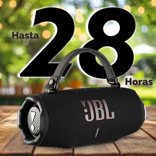 Miniatura 7 de JBL Charge 6 - Altavoz Bluetooth portátil (negro) IP68 impermeable, a prueba de polvo y caídas, audio inalámbrico al aire libre 28 horas