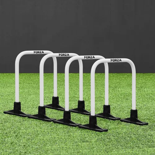 Miniatura 18 de FORZA Arcos de paso de fútbol profesional Juego de 4 objetivos de fútbol de nivel élite para mejorar las técnicas y la precisión de los pases