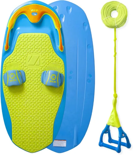 Miniatura 9 de ZUP You Got This 260 Board and Handle Combo with EVA Foam Padding, All-in-One Kneeboard, Wakeboard, Wakeskate, and Wakesurf Board for Kids, Teens