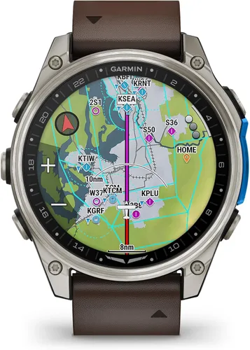Miniatura 4 de Garmin D2™ Mach 0.079 - 1.850 in, reloj inteligente aviador premium con GPS, mapas de vuelo avanzados, linterna LED, micrófono/altavoz incorporado