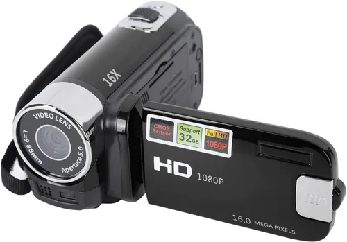 Cámara de resolución de video 4K, cámara de video digital de 48 MP, cámara de fotografía de luz de relleno con pantalla giratoria para registros de