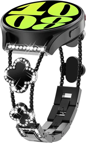 WINGLE para Galaxy Watch 8/8 Classic Banda 40/44/46mm Galaxy Watch 7 6 5 4 FE Banda 40mm 44mm Samsung Watch 5 Pro Bandas 45mm, Bandas Brillantes de