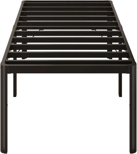 Miniatura 14 de Yicensen Marco de cama individual de 20 pulgadas, patas de esquina redondeadas, plataforma resistente, marco de cama de metal individual para niños
