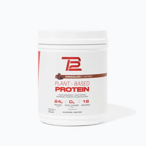 Miniatura 12 de TB12 Proteína en polvo a base de plantas de Tom Brady, 24g de proteína de guisante vegana, baja en azúcar, baja en carbohidratos, sin OMG, reemplazo