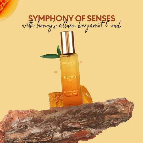 Miniatura 7 de Bella Vita Luxury Honey OUD Eau de Parfum Edición de Viaje Tamaño de Bolsillo 20 ml Perfumes Mini de Larga Duración para Mujeres Notas: Pachulí