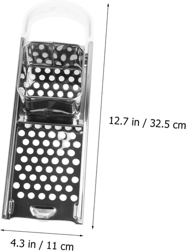 Miniatura 2 de DOITOOL 1 herramienta para hacer espátulas de acero inoxidable con empujador de seguridad, máquina para hacer pasta para la cocina