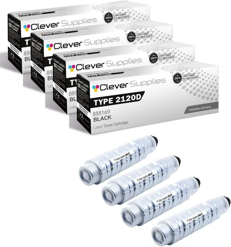 Miniatura 17 de CS - Cartucho de tóner para Ricoh Aficio BP20 402455, color negro