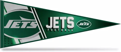 Miniatura 34 de Rico Industries NFL Football Primary 12" x 30" Felt Wall Décor Pennant - Great for Home/Bed Room/Man Cave Décor