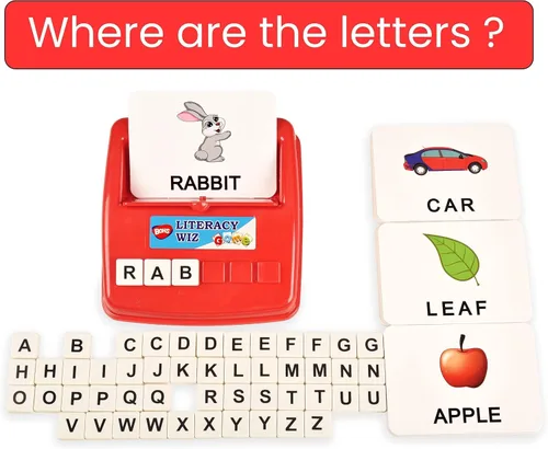 Miniatura 6 de BOHS Juego divertido de mago de alfabetización inglesa - Palabras de vista en mayúsculas - 60 tarjetas flash - Juguetes educativos para aprendizaje