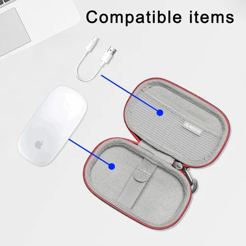Miniatura 2 de RLSOCO Funda de transporte para Apple Magic Mouse 2/1/3 y para Microsoft Surface/Modern/Designer Mobile Mouse (solo funda)