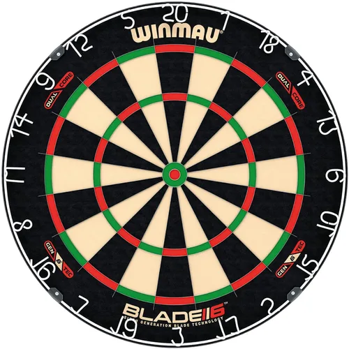 Miniatura 12 de WINMAU Professional Bristle Dartboard - PDC Tournament Board with Official Tournament Specifications - Available in Blade 6 Single, Dual, Triple