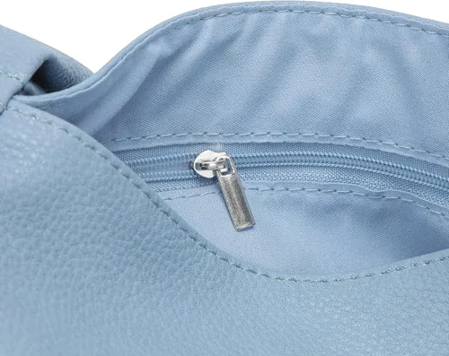 Miniatura 6 de Bolsa pequeña para mujer, de piel suave, con asa superior, bolsa de nudo, monederos y bolsos