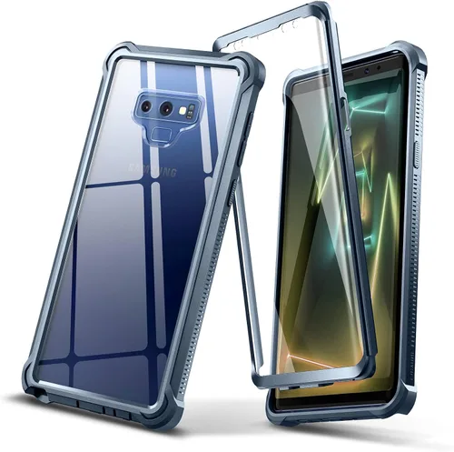 Miniatura 9 de Dexnor Funda para Galaxy Note 9 con protector de pantalla transparente de grado militar resistente 360 cuerpo completo protector a prueba de golpes