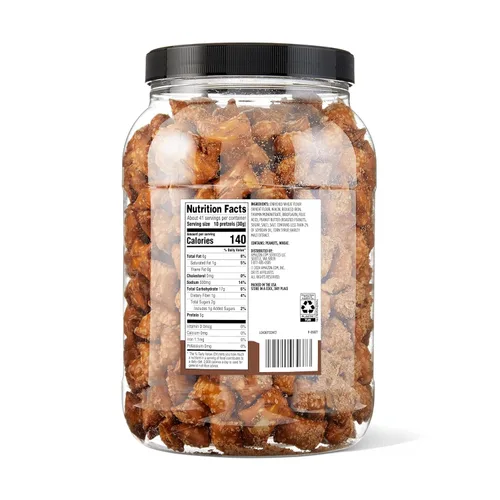 Miniatura 2 de Amazon Grocery, Pretzels rellenos de mantequilla de maní, 44 onzas (anteriormente Amazon Fresh, el embalaje puede variar)