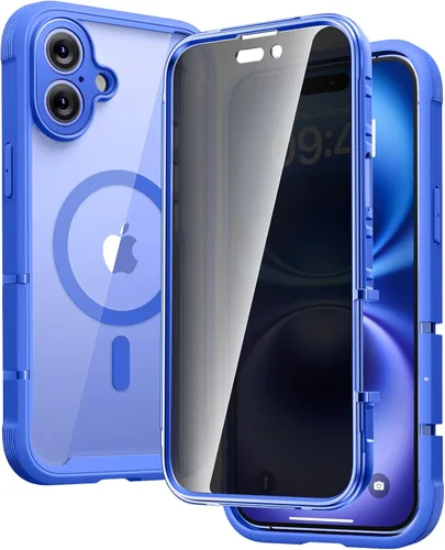 Miniatura 175 de Diaclara - Funda compatible con iPhone 11, carcasa resistente de cuerpo completo con protector de pantalla integrado sensible al tacto y Transparente