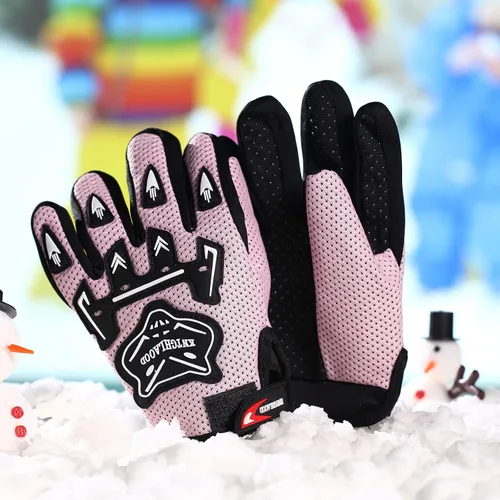 Miniatura 4 de Frienda Guantes deportivos de invierno para niños, guantes de carreras de deportes de potencia, guantes de motocross, guantes de bicicleta sucia