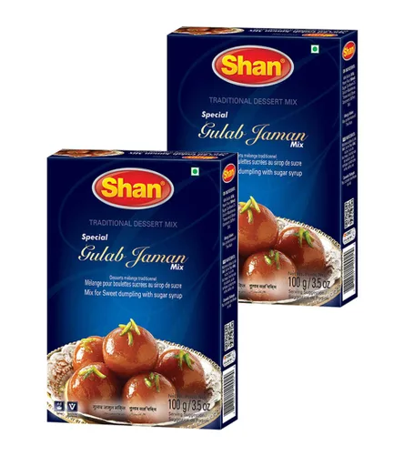 Miniatura 34 de Shan Polvo de crema de mango, 7.05 oz, postre esencial para cualquier ocasión, apto para vegetarianos, bolsa hermética en una caja (paquete de 3)