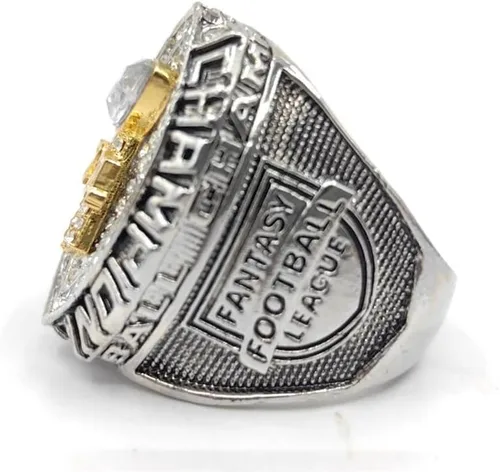 Miniatura 5 de Customized 2024 Fantasy Football League Championship Trophy Rings Prize