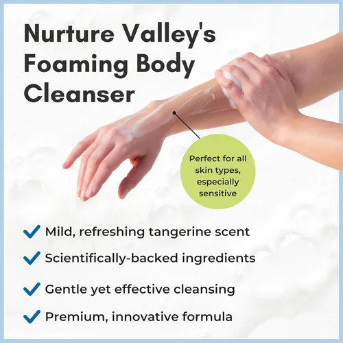 Miniatura 6 de Nurture - Limpiador espumoso sin agua sin enjuague Mujeres, camping, ancianos y cuidado hospitalario Lavado de ducha y baño sin agua con aloe