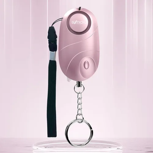 Miniatura 3 de Paquete de 6 sirenas de alarma personal de emergencia de autodefensa con luces LED, alarma de seguridad para mujeres, niños y ancianos (multicolor)