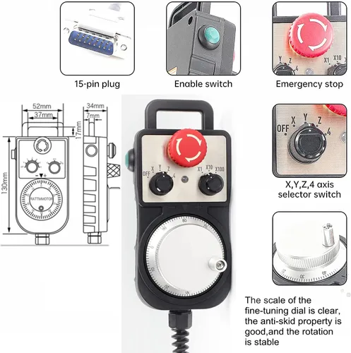 Miniatura 6 de CNCTOPBAOS Sistema Controlador de Movimiento CNC Independiente Fuera de Línea de 4 Ejes DDCSV3.1, Control de Motor Servo/Paso a Paso Reemplaza Mach3