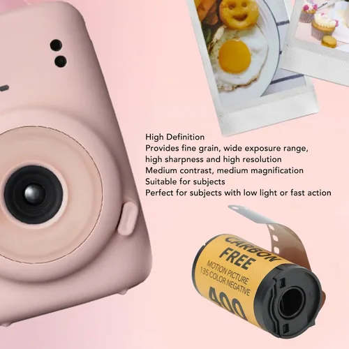 Miniatura 3 de Película de color para cámara de color, rollo de película personalizada 400 de 1.378 in de grano fino y amplia latitud de exposición HD, película