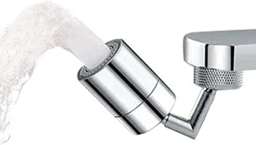 Aireador de Grifo de Fregadero Giratorio de Ángulo Grande Bifuncional Rociador de 2 Flujos Cabezal de Grifo, Accesorio Rociador de Fregadero para