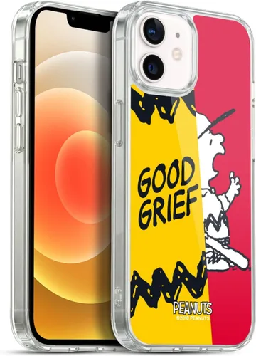 Miniatura 38 de Head Case Designs Funda de gel con licencia oficial de Peanuts Snoopy & Woodstock Halfs and Laughs [protección de grado militar] compatible