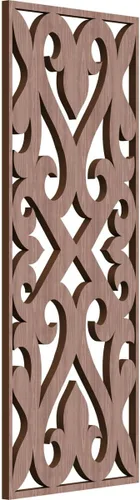 Miniatura 181 de Keene Paneles de pared decorativos de madera con calado, 9 3/8 pulgadas de ancho x 24 3/8 pulgadas de alto x 1/4 de alto, roble rojo rojo (Red Oak)