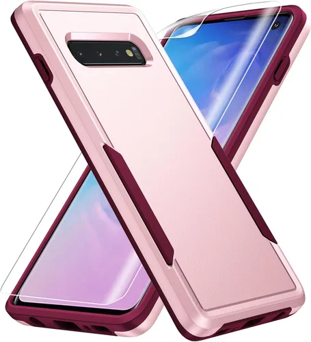 Miniatura 10 de Funda para Samsung Galaxy S10, con Protector de Pantalla HD [Probado contra Caídas de Grado Militar] Funda Protectora de Servicio Pesado Resistente