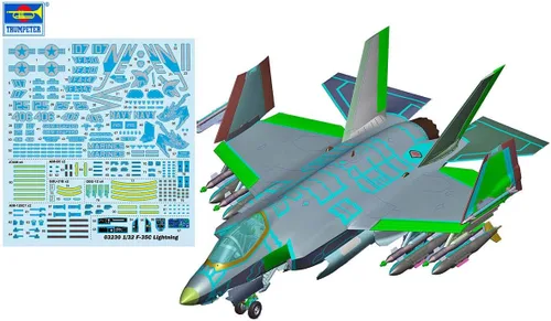 Miniatura 3 de Trumpeter 1:32 - F-35C Lightning
