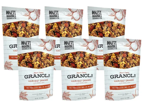 Miniatura 9 de NutHouse! Granola Company - Granola de receta original prémium Certificado sin gluten, sin OMG, Kosher Vegana, sin soja Bolsa de 12 onzas