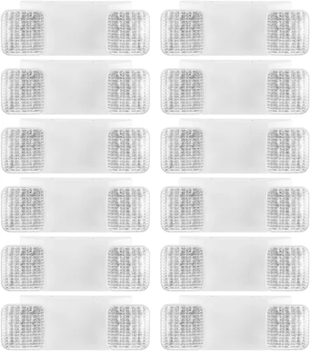 Miniatura 11 de OSTEK Accesorios de iluminación LED de salida de emergencia con baterías de reserva de 90 minutos de largo, luz de emergencia LED integrada
